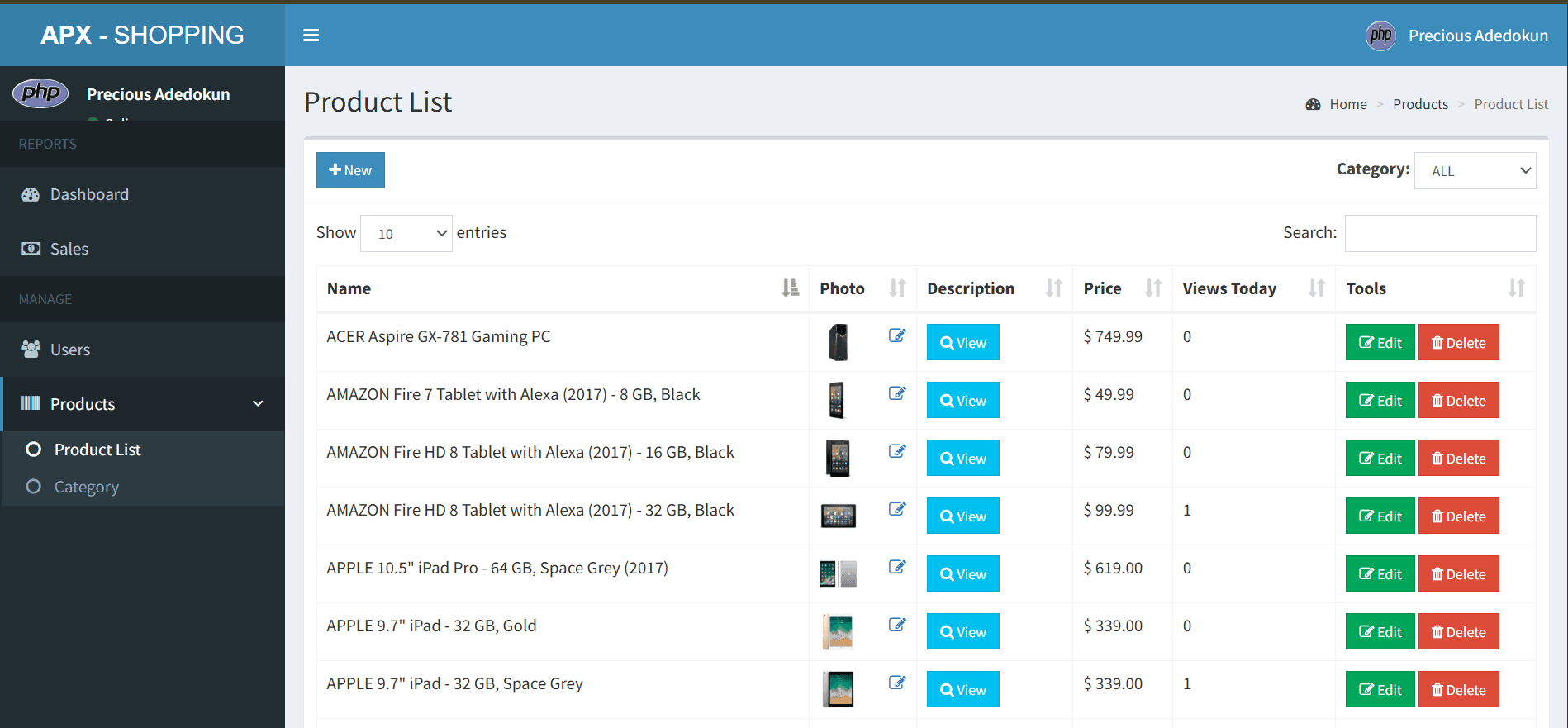 APX Shopping Site screenshot 4