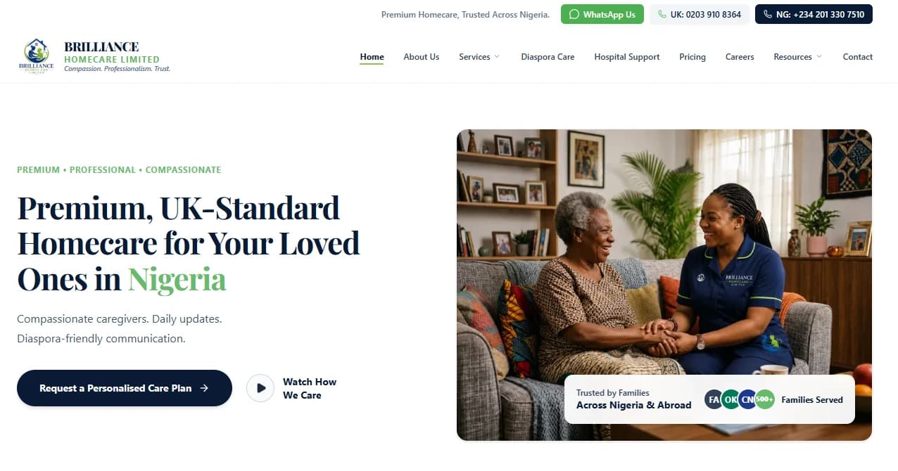Brilliance Homecare Limited