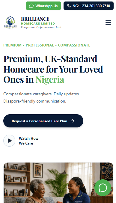 Brilliance Homecare Limited screenshot 3